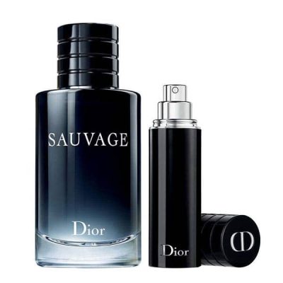 عطر ادکلن دیور ساواج ادوتویلت 10+100 میل کادویی | Dior Sauvage EDT 110ml