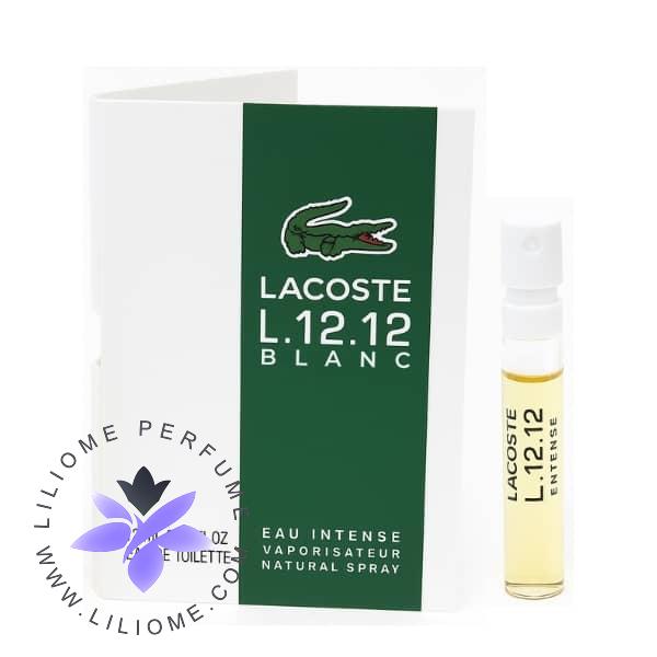 سمپل عطر لاگوس ال ۱۲.۱۲ بلان ادو اینتنس | Lacoste L.12.12 Blanc Eau Intense EDT Sample